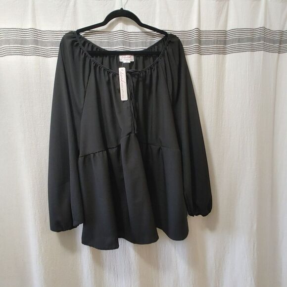 SWAK Marissa Top Blouse 3X NWT made in USA - Picture 3 of 4